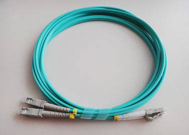 Optik erişim ağı için LSZH Ceket Dubleks SC-LC Fiber Optik Yama Kablosu